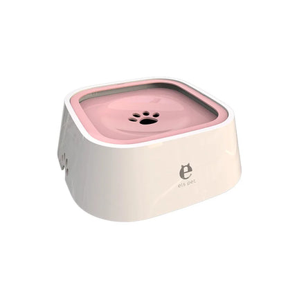 Drinking Water Bowl with Floating Design - Non-Wetting, Non-Skid, Large Capacity