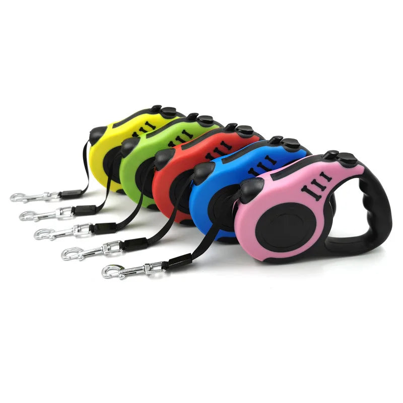 Automatic Retractable Dog Leash - Dual Size Options with Brake & Lock Safety System